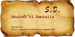 Skultéti Daniella névjegykártya